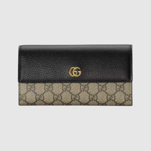 456116 17WAG 1283 (1) GG MARMONT BI-COLOUR CONTINENTAL WALLET