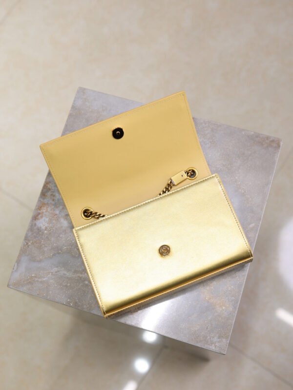 KATE SMALL IN METALLIC LEATHER