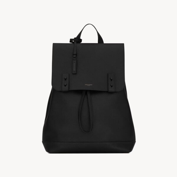 480585DTI0Z1000 (1) SAC DE JOUR BACKPACK IN GRAINED LEATHER