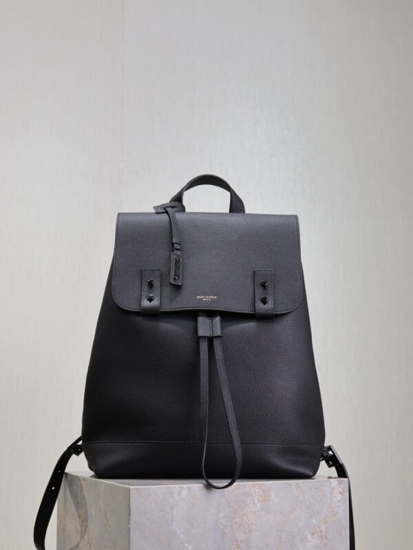 480585DTI0Z1000 (7) SAC DE JOUR BACKPACK IN GRAINED LEATHER