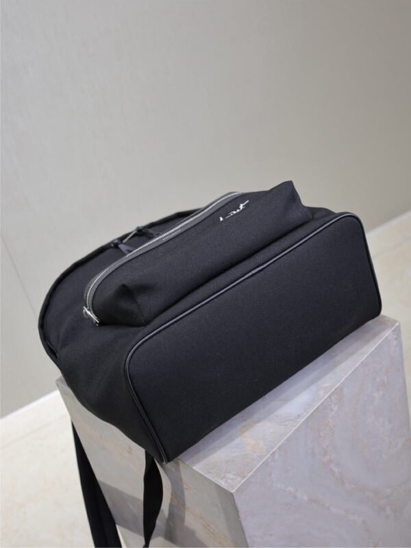 534968FAEBT1070 (2) SAINT LAURENT EMBROIDERED CITY BACKPACK IN CANVAS