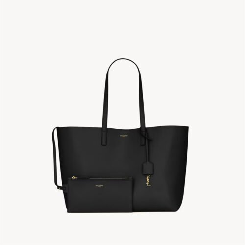 600281CSV0J1000 (1) SHOPPING SAINT LAURENT IN LEATHER