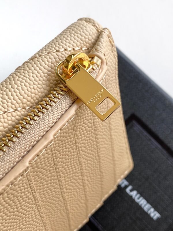 612808BOW012721 (2) CASSANDRE MATELASSÉ FRAGMENTS FLAP CARD CASE IN GRAIN DE POUDRE LEATHER