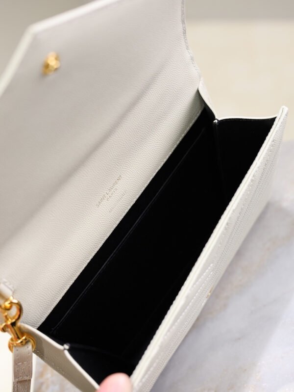 617662BOW019207 (3) CASSANDRE MATELASSÉ FLAP POUCH IN GRAIN DE POUDRE LEATHER