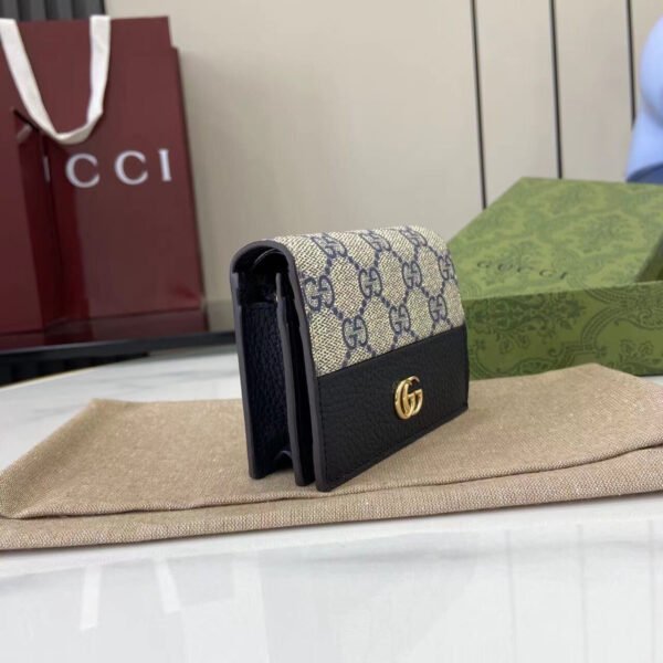 658610 17WAG 4041 (6) BI-COLOR GG MARMONT SMALL WALLET