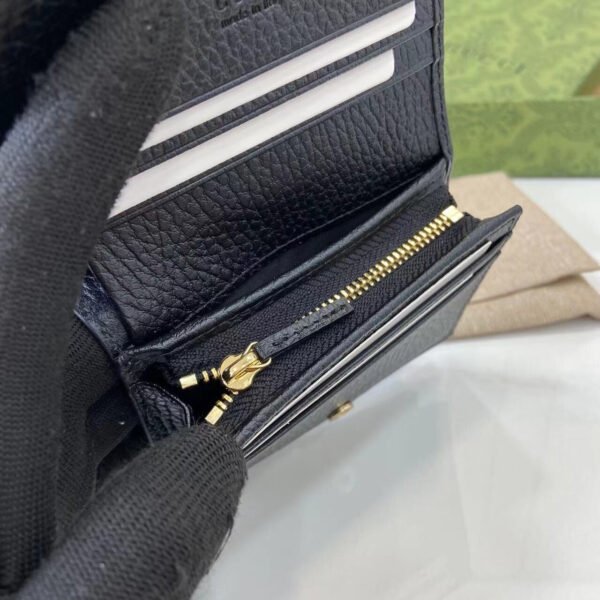 GG MARMONT BI-COLOR CARD CASE WALLET