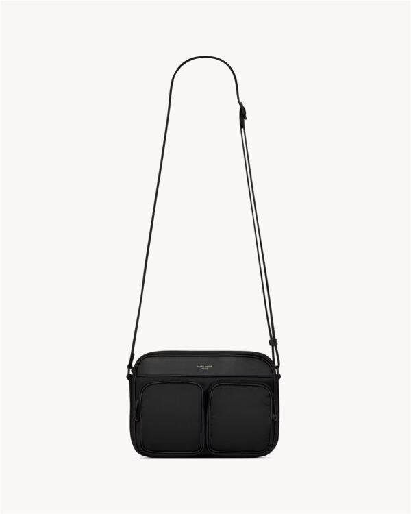 729240FABGK1000 (1) CITY SAINT LAURENT NEW CAMERA BAG IN ECONYL® REGENERATED NYLON