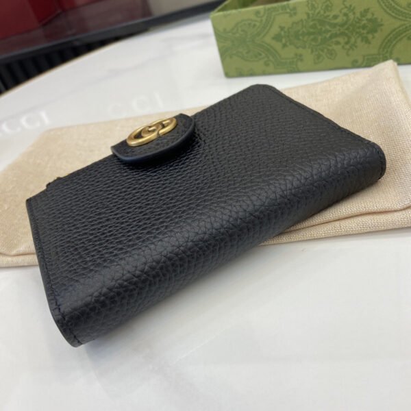 739498 AABXM 1000 (2) MEDIUM DOUBLE G WALLET WITH BAMBOO