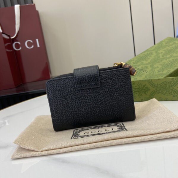 739498 AABXM 1000 (7) MEDIUM DOUBLE G WALLET WITH BAMBOO