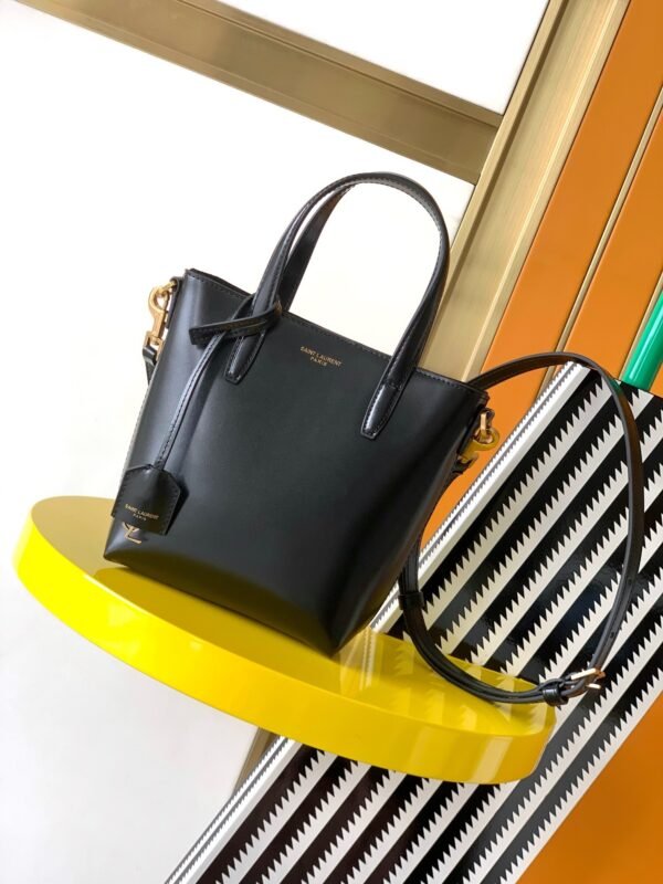 773995AADDI1000 (2) MINI TOY SHOPPING SAINT LAURENT IN BOX LEATHER