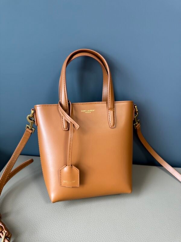 773995AADDI2536 (2) MINI TOY SHOPPING SAINT LAURENT IN BOX LEATHER