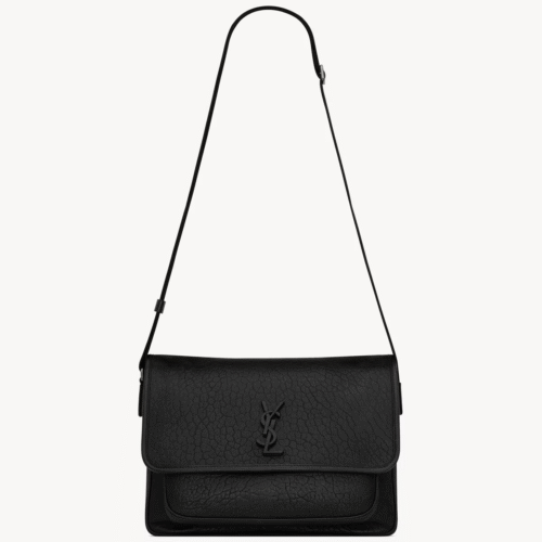 NIKI MESSENGER IN GRAINED LEATHER