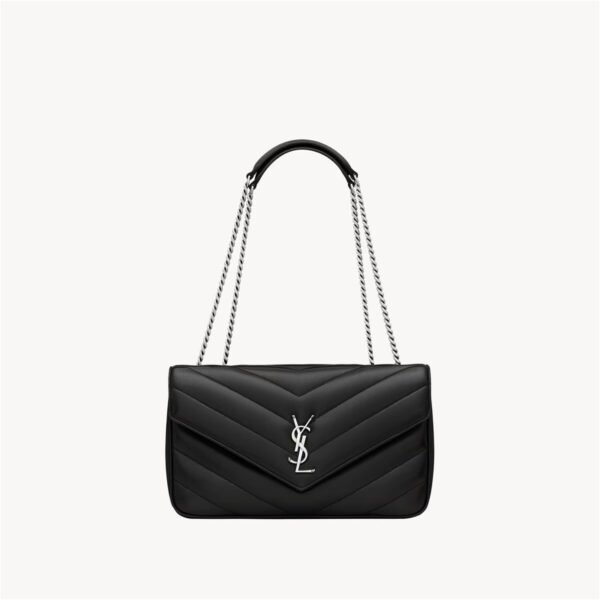 801439AAE4Y1000 (1) LOULOU MEDIUM IN MATELASSÉ LAMBSKIN