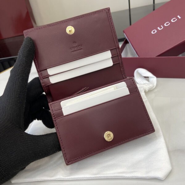 818767 FAEC3 8570 (6) GG SMALL WALLET WITH OWL DETAIL