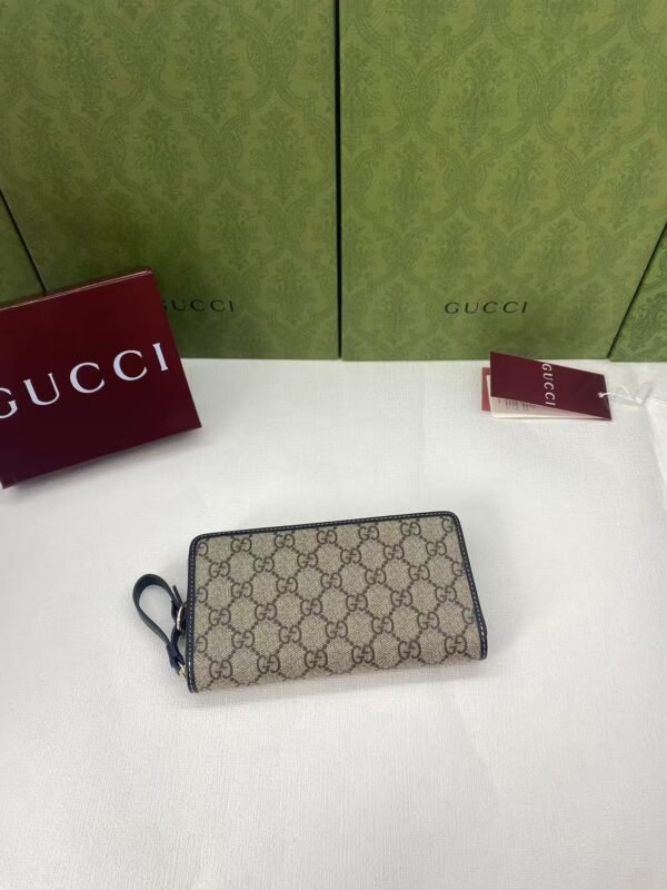 819122 FAD6L 9741 (2) GG EMBLEM ZIP AROUND WALLET