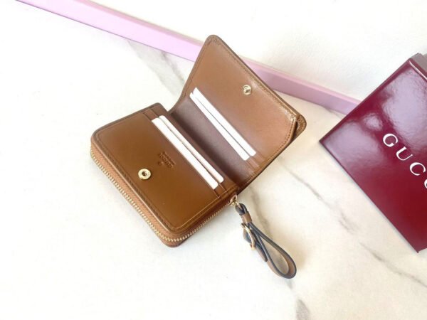 GG EMBLEM ZIP MINI WALLET