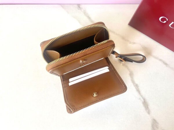 GG EMBLEM ZIP MINI WALLET