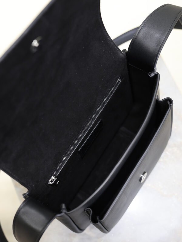 SAINT LAURENT SMALL SATCHEL IN SMOOTH LEATHER