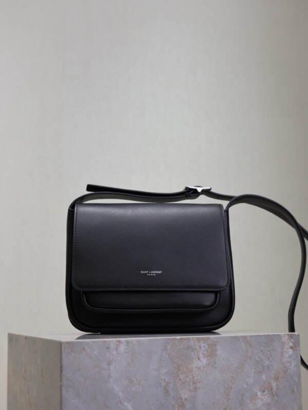 SAINT LAURENT SMALL SATCHEL IN SMOOTH LEATHER