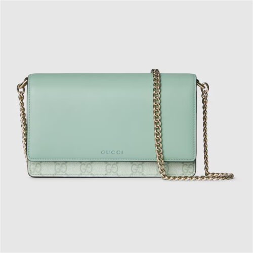 GG EMBLEM WALLET ON CHAIN