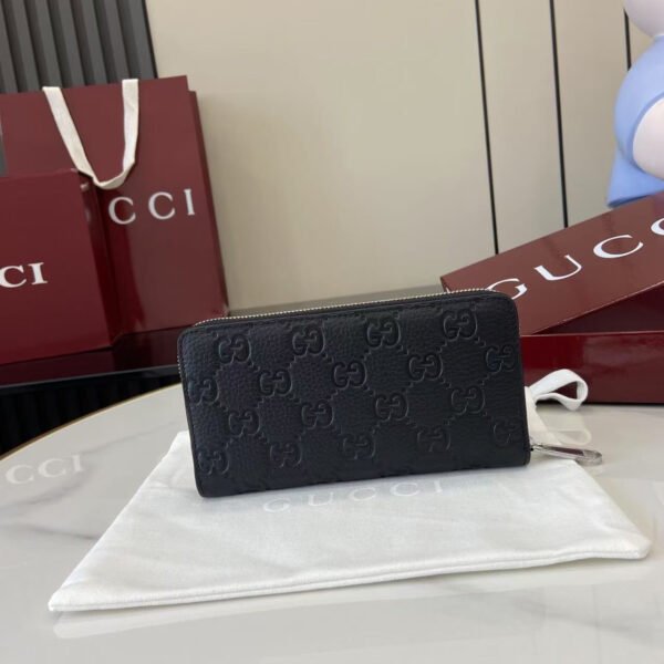 GUCCI IMPRINT ZIP AROUND WALLET