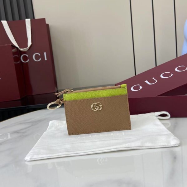 837966 AAE5F 2843 (2) GG MARMONT ZIP KEY POUCH