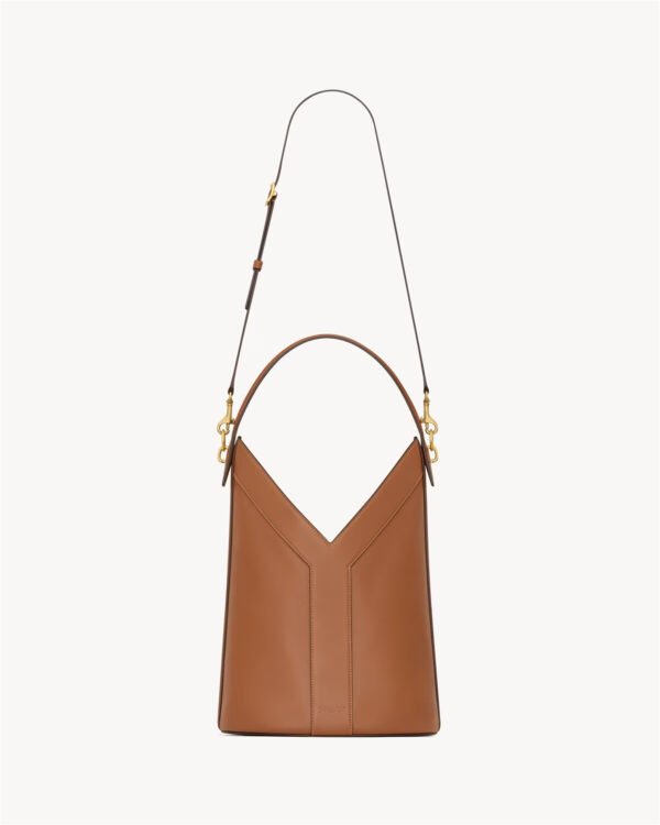 840891AAT716359 (1) Y TOP-HANDLE BUCKET IN LEATHER