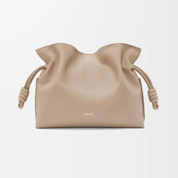 Medium Flamenco clutch in nappa calfskin