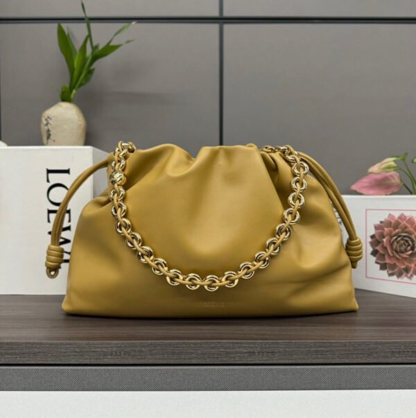 Large Flamenco purse in mellow nappa lambskin