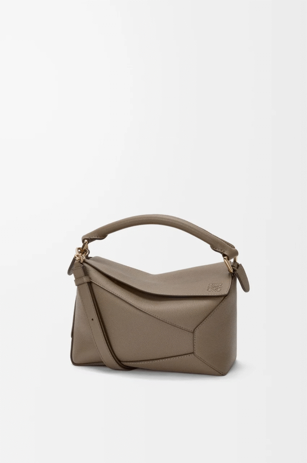 A510P60XAW (1) Small Puzzle Edge bag in soft grained calfskin