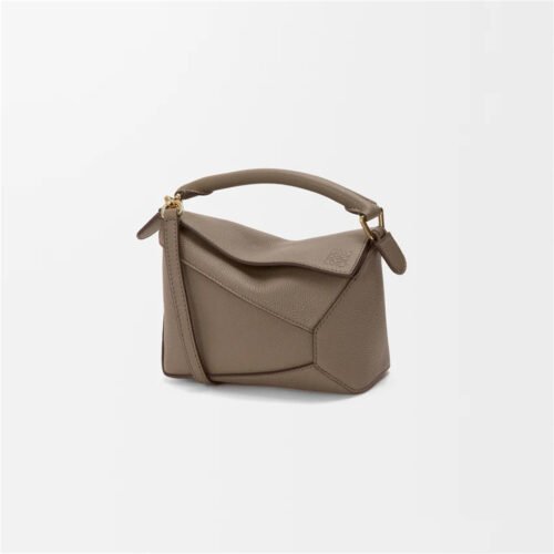 Mini Puzzle Edge bag in soft grained calfskin