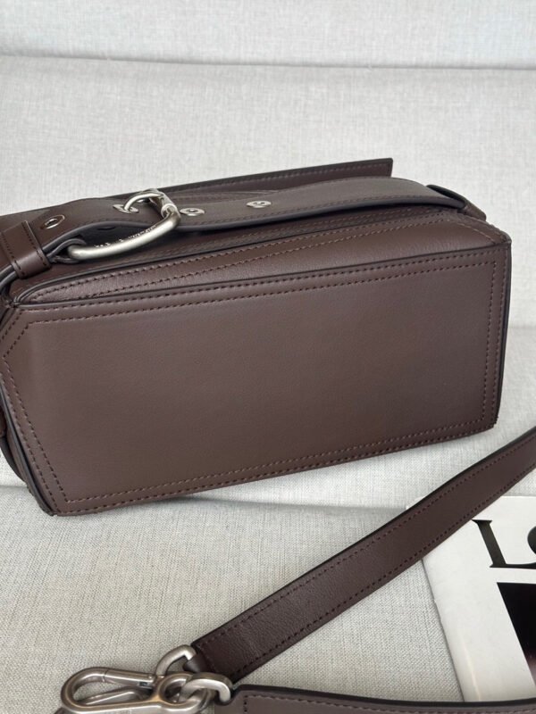 Small Puzzle Biker bag in shiny calfskin