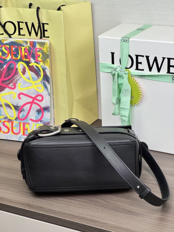 Small Puzzle Biker bag in shiny calfskin