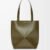 Medium Puzzle Fold tote in shiny calfskin