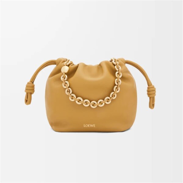 Mini Flamenco purse in mellow nappa lambskin