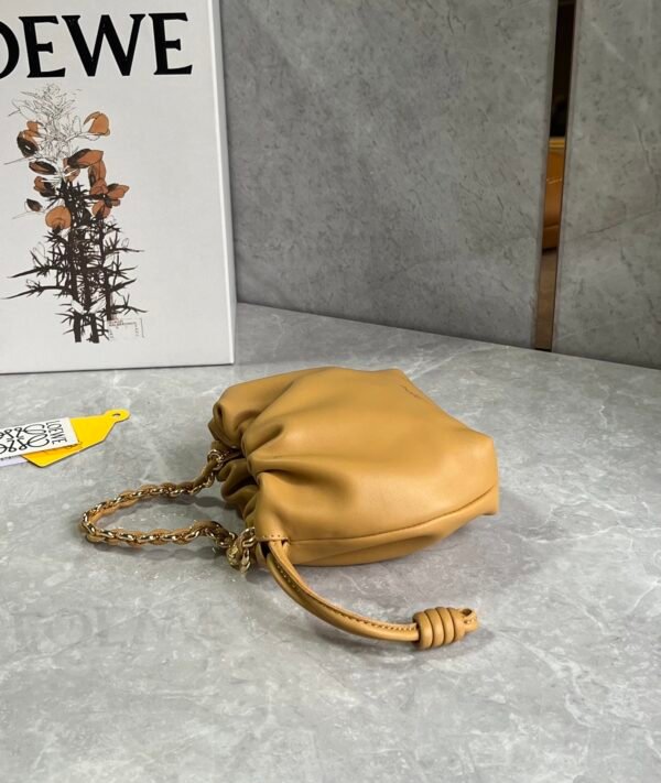 Mini Flamenco purse in mellow nappa lambskin