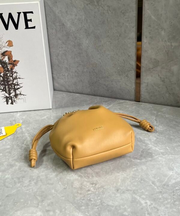 Mini Flamenco purse in mellow nappa lambskin