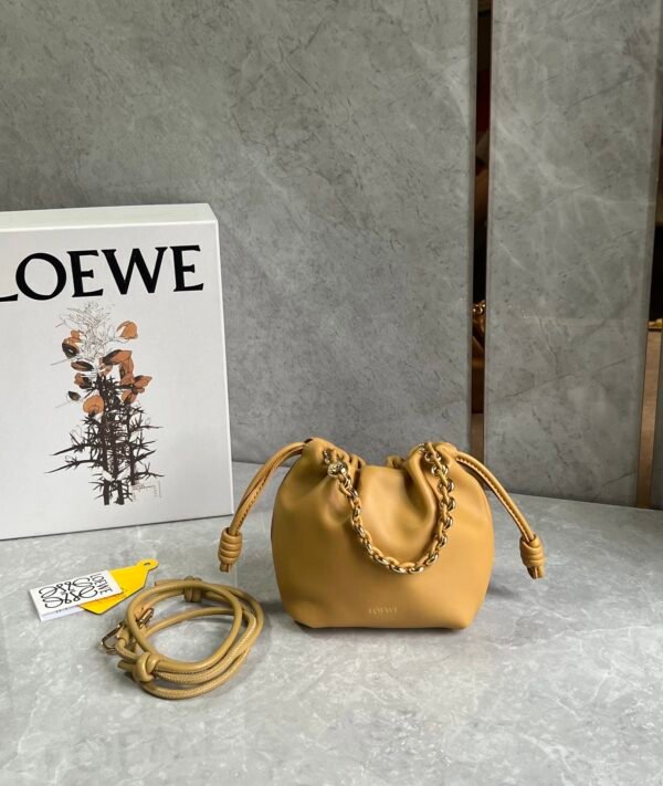 Mini Flamenco purse in mellow nappa lambskin