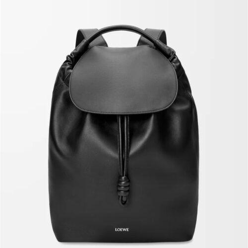 Flamenco backpack in shiny supple calfskin