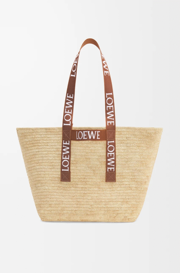 Fold Shopper in raffia