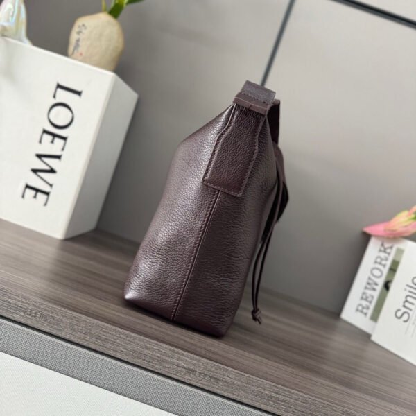 Small Cubi crossbody bag in supple grained calfskin