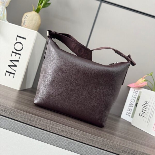 Small Cubi crossbody bag in supple grained calfskin