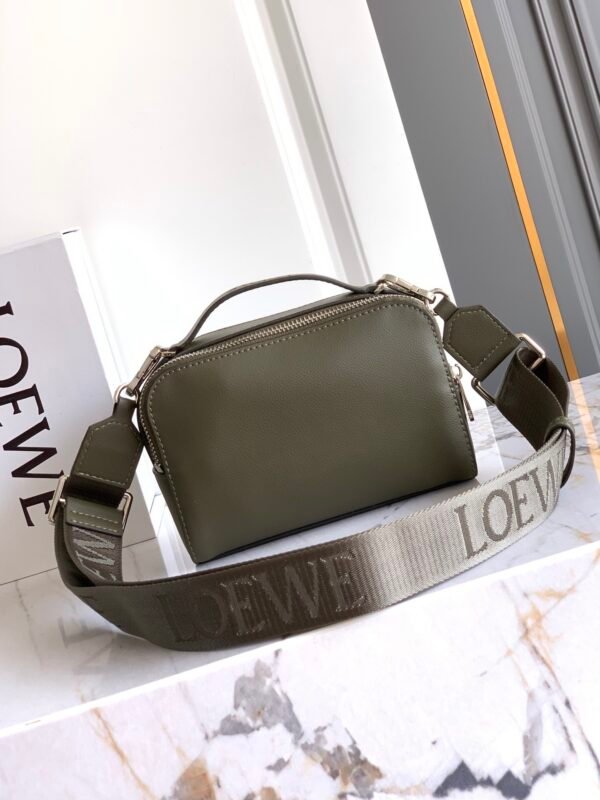 Mini crossbody camera bag in satin calfskin