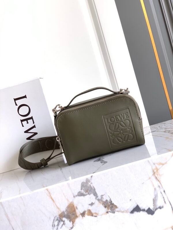 Mini crossbody camera bag in satin calfskin