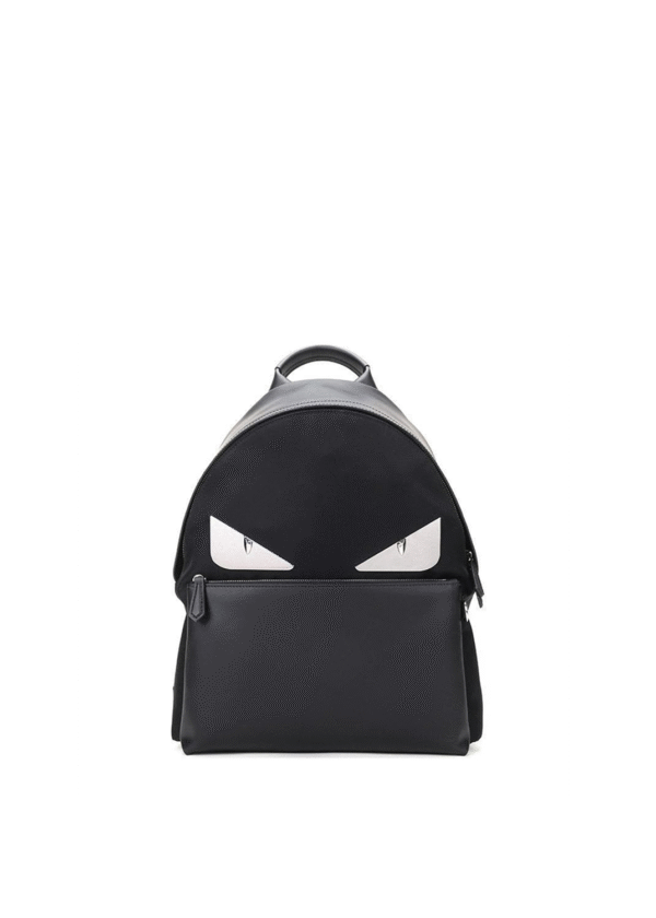 Fendi Little Monster Backpack black and white (1) Fendi Little Monster Backpack