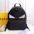 Fendi Little Monster Backpack black and white (3) Fendi Little Monster Backpack