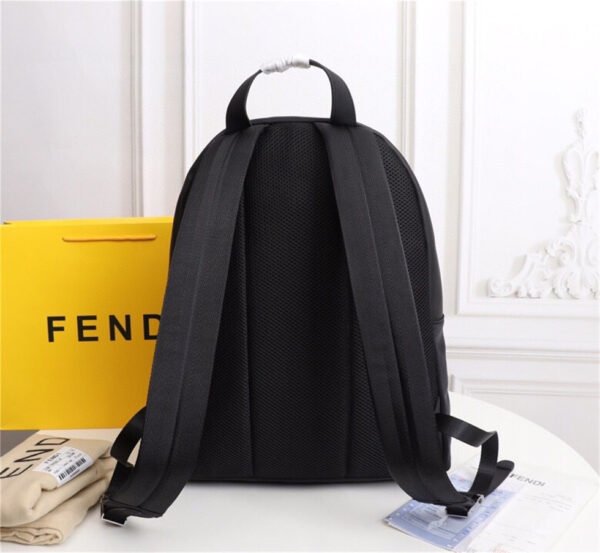 Fendi Little Monster Backpack black and white (5) Fendi Little Monster Backpack
