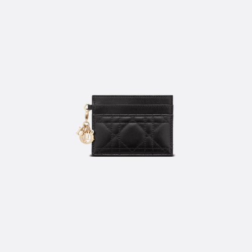 S0974ONMJ_M900 (1) Lady Dior Freesia Cardholder
