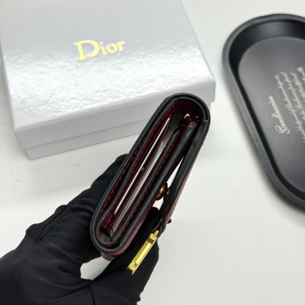 S5652CCEH_M323 (4) Dior Saddle Lotus Wallet