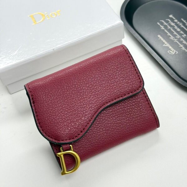 S5652CCEH_M323 (7) Dior Saddle Lotus Wallet